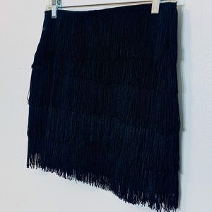 Express 1920s Flapper Style Eyelash‎ Fringe Skirt